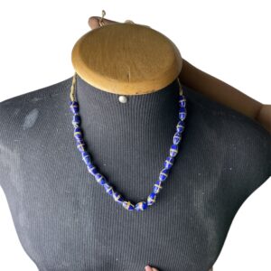 Colar Azul/Amarelo Pequeno