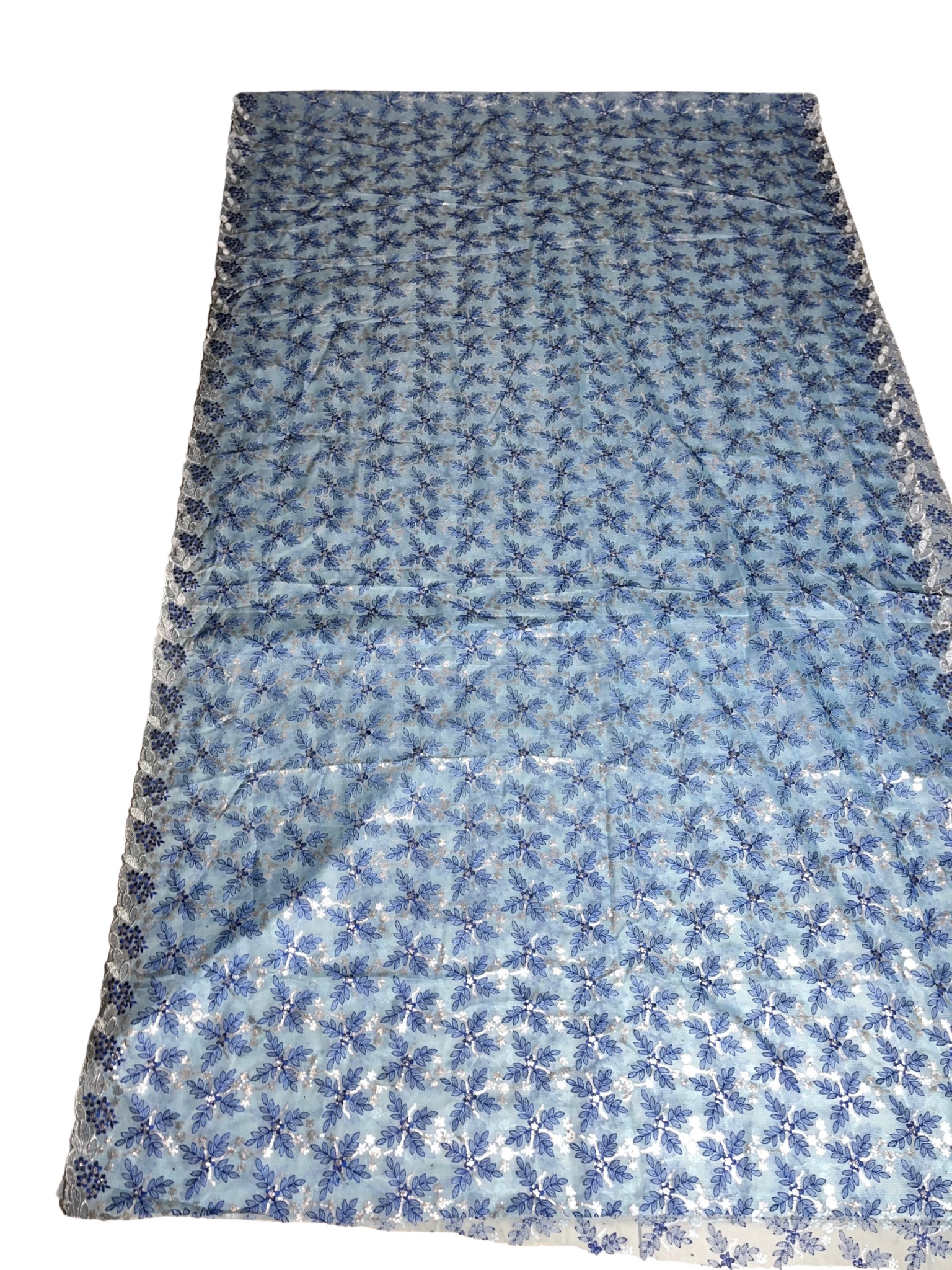 Tecido azul 420x135 cm