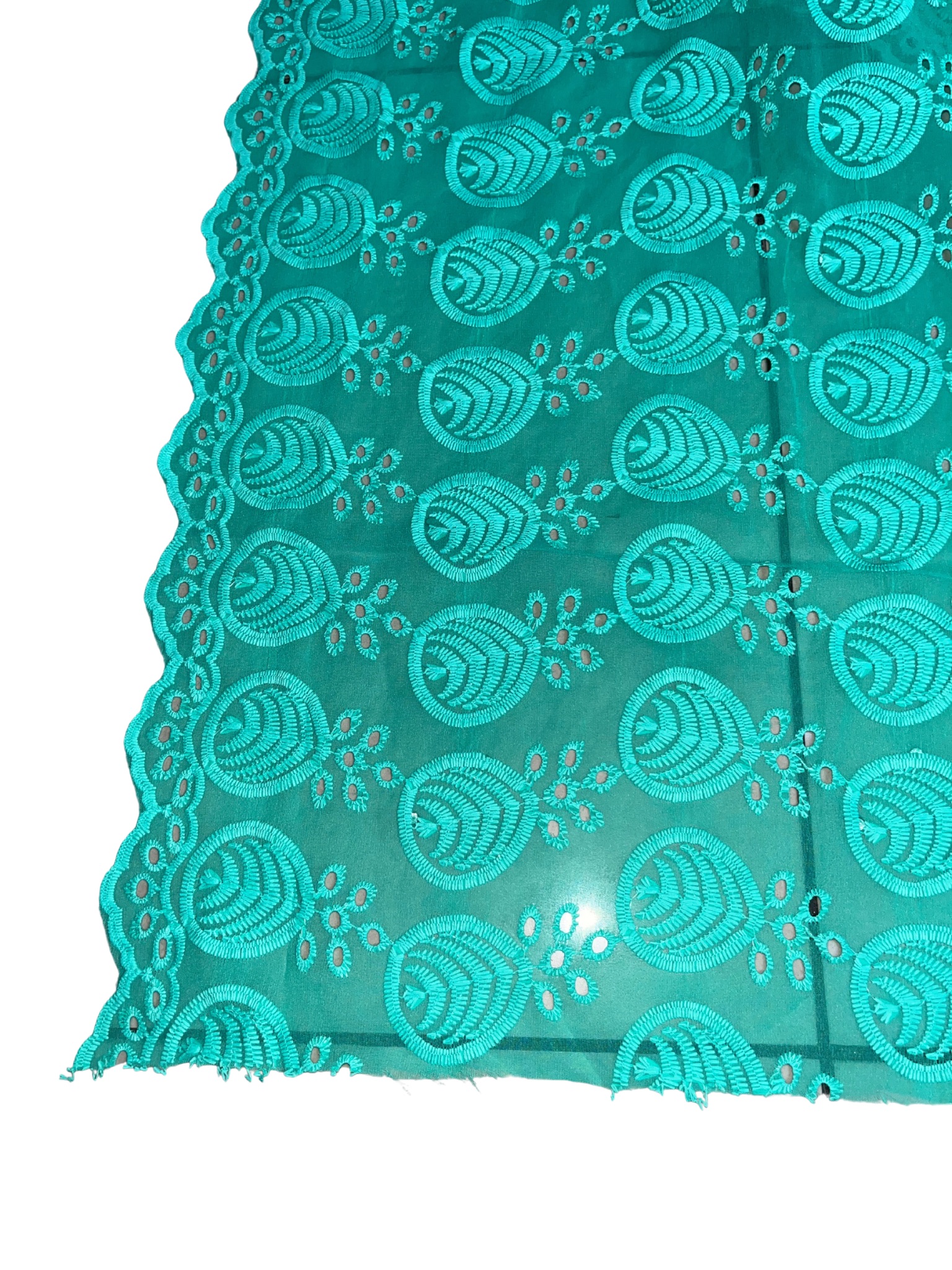 Tecido azul turquesa - 460x110 cm - Imagem 2