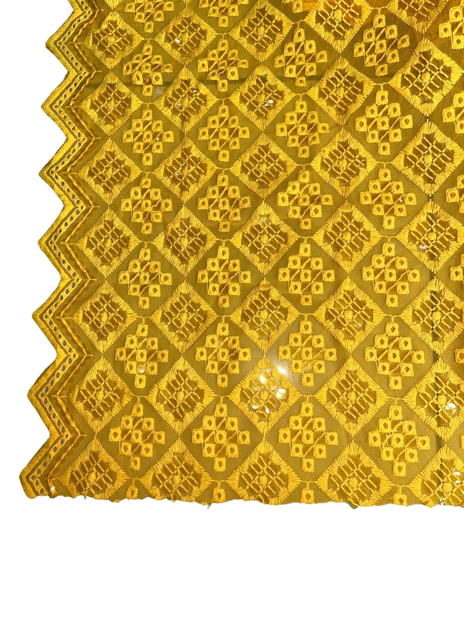 Tecido amarelo 425x110 cm - Imagem 2