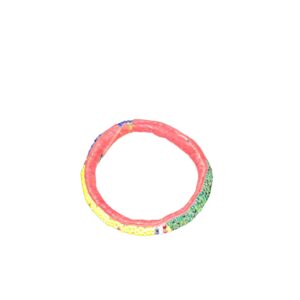 Pulseira vermelho/ amarelo e verde