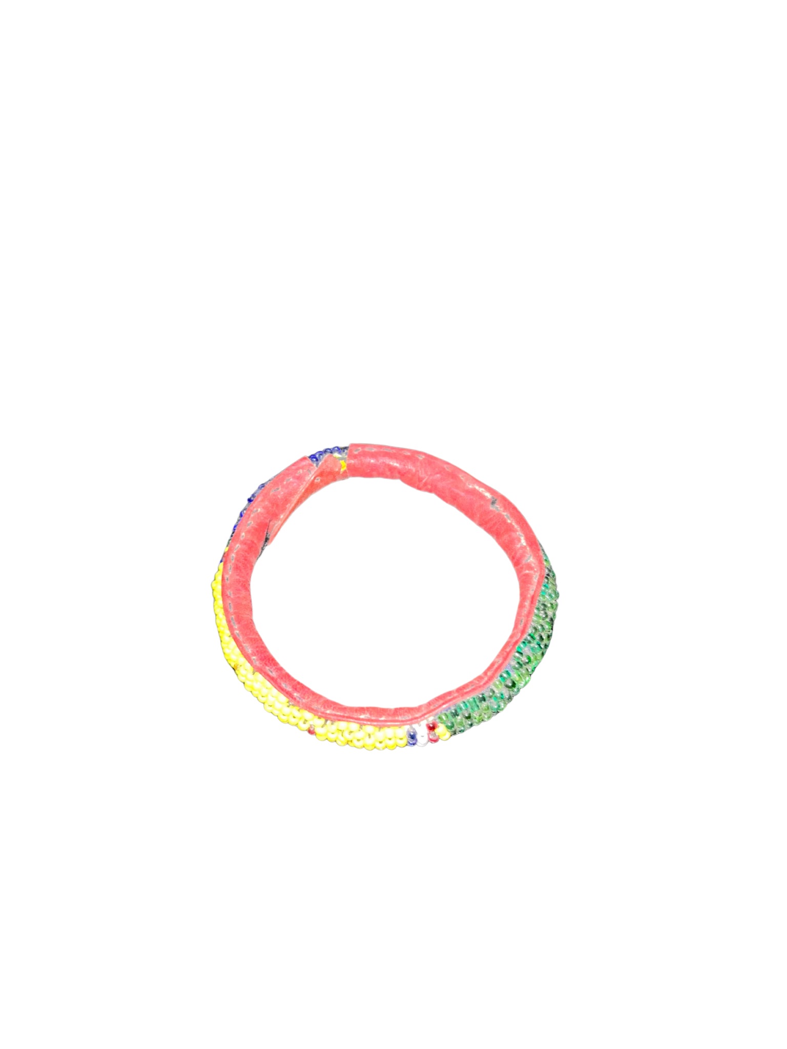 Pulseira vermelho/ amarelo e verde