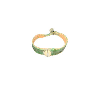Pulseira verde de búzio