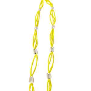 Colar de búzios amarelo