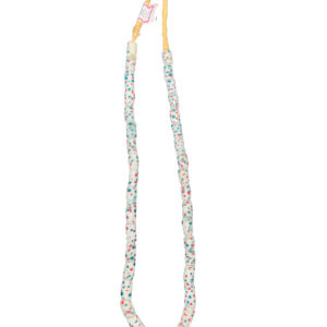 Colar branco/azul e vermelho